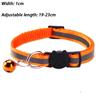 Pet Collar Reflective Safety Buckle Collar Bell Round Ear Cat Dog Collar Glowing Collar