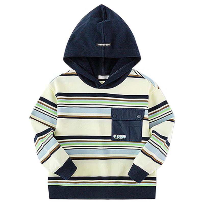 Balabala Boys 2025 Spring Hooded Sweatshirt 100