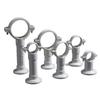 Punch-Free Wall-Mount Water & Gas Pipe Clamp - Fits 4 & 6 Point Iron Pipes