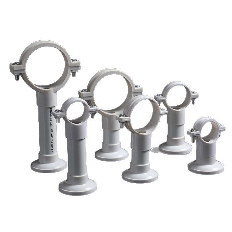 Punch-Free Wall-Mount Water & Gas Pipe Clamp - Fits 4 & 6 Point Iron Pipes