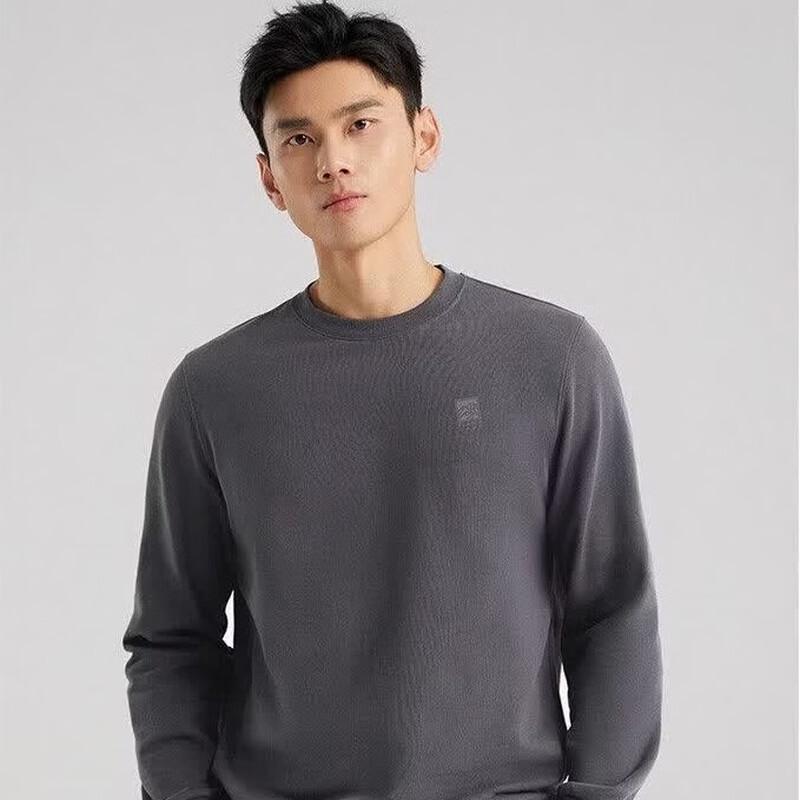 Tuoluzhe Men's Round Neck Pullover Sweatshirt