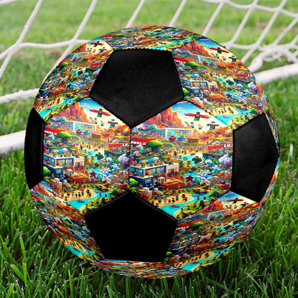 Roblox Theme Size 5 Soccer Ball, Suitable for Both Indoor and Outdoor Matches, a Gift Suitable for Everyone.