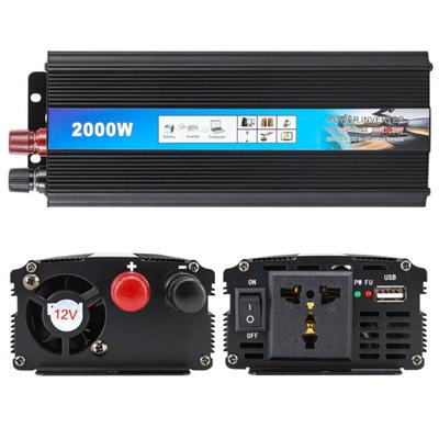 Car Inverter 12V 220V Car Voltage Converter 2000W-500W Power Inverter Charger Converter DC To 12V To 220V for Phone Tablet