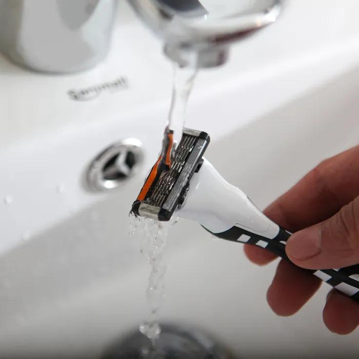 [Amazon No. 1 Razor] Starter Kit (5-blade Shaving Handle 1 + Razor Blade 1 + Shaving Gel 50ml Sample)