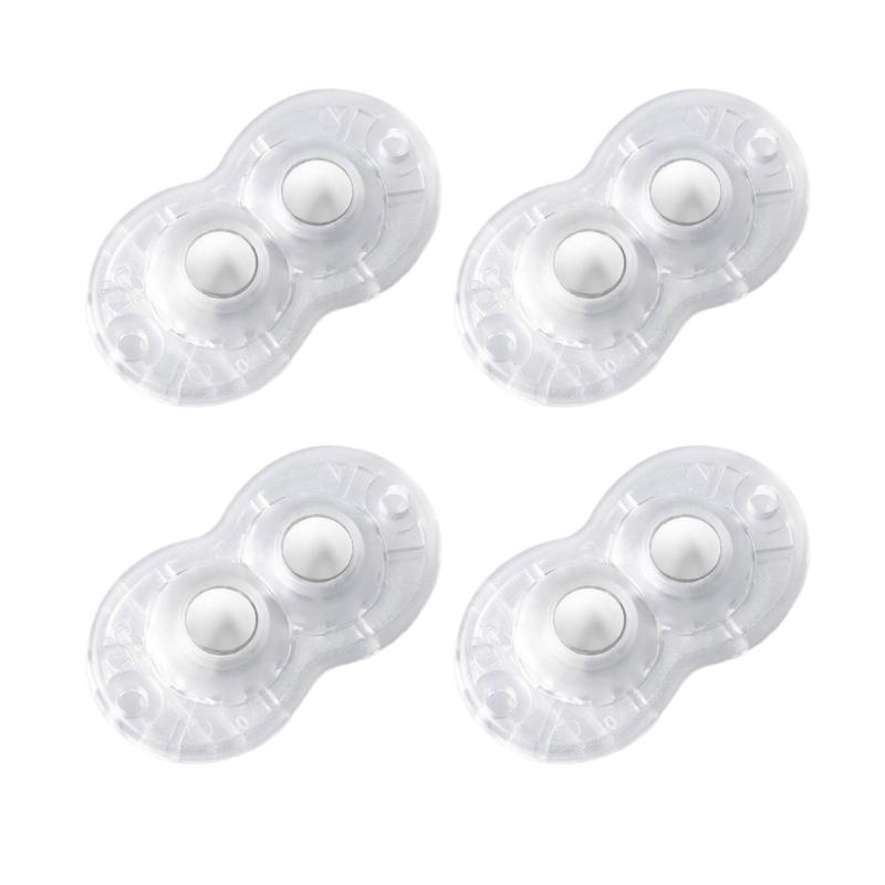 

Nylon Double Wheel Furniture Movers with Strong Adhesive Base 50kg Capacity X3UC прозрачный