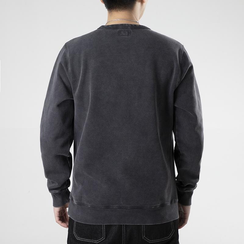 Converse Jack Purcell Pullover Crewneck Sweatshirt Asia Sizing 'Black' Men's 10021636-A02