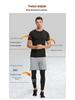 Men's Quick-Dry Reflective Running & Fitness Suit - 4-Piece Set