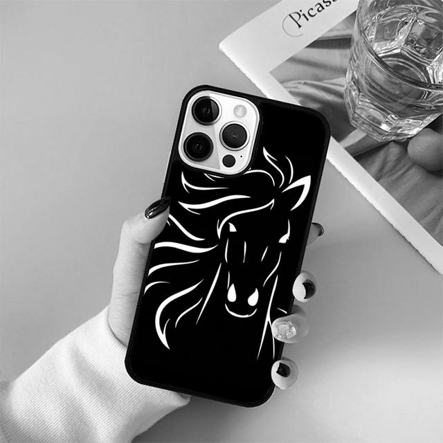 horses Running Phone Case Cover For iPhone 17 Air 15 16e 14 13 11 12 Pro Max Max Plus Back Coque shell
