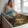 Zion National Park Throw High-Density Short Plush Blanket Soft For Sofa Air-Con Room.
