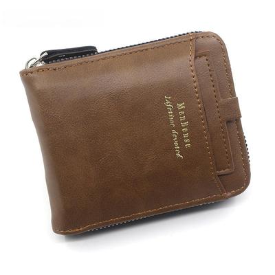 Ανδρικό Κοντό Πορτοφόλι MenBense με Φερμουάρ, Μεγάλης Χωρητικότητας, Πολλαπλές Θήκες για Κάρτες, Θήκη για Κέρματα.