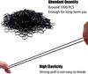 JIPUD Elastics Stretchy Hair Tie Ponytail Hair Rubber Band Holder for Women, Soft & Smooth Basic Everyday Wear Thin Elastics Stretchy Hair Tie