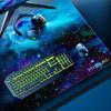 Mydours 100x60cm Mouse Larger Galaxy Table Definition Galaxy Textile Surface and Grippy Rubber Oversized Mouse Pad for Gamers Who Want To Fully Cover