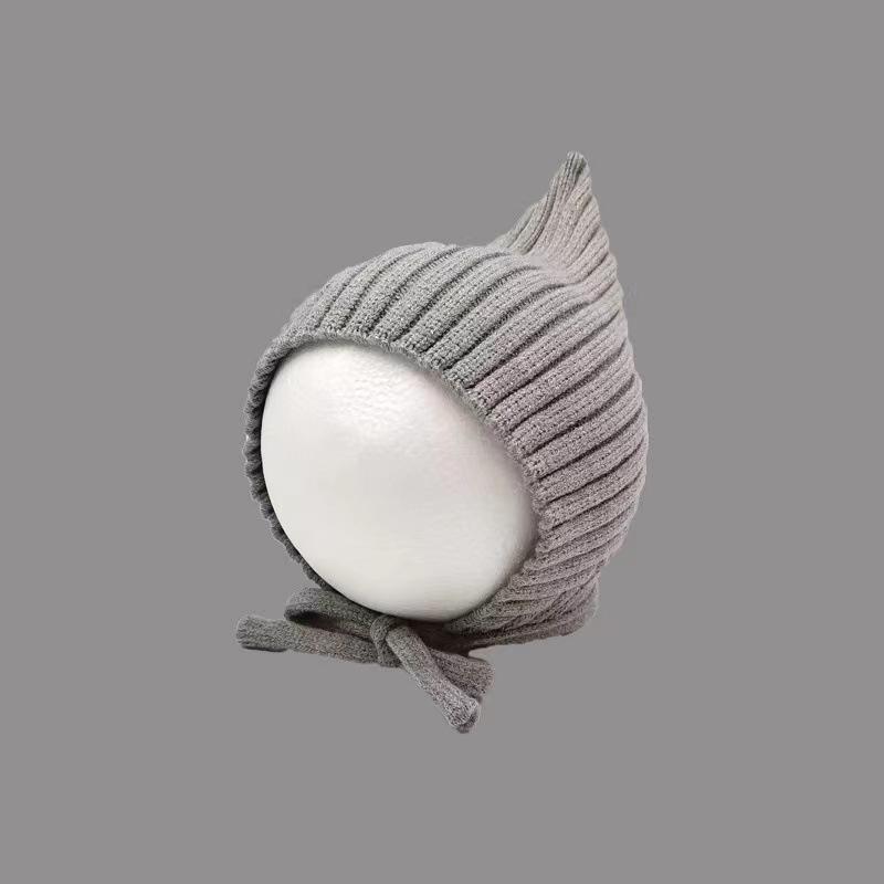 Children's Hats Winter Girls and Boys Knitted Elf Hats Thermal Hats Baby Ear Protectors Wool Hats