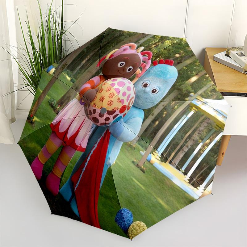 

1pc In the Night Garden Umbrella with Plastic Handle,Suitable for All Seasons Home Travel Outdoor UmbrellaFP020