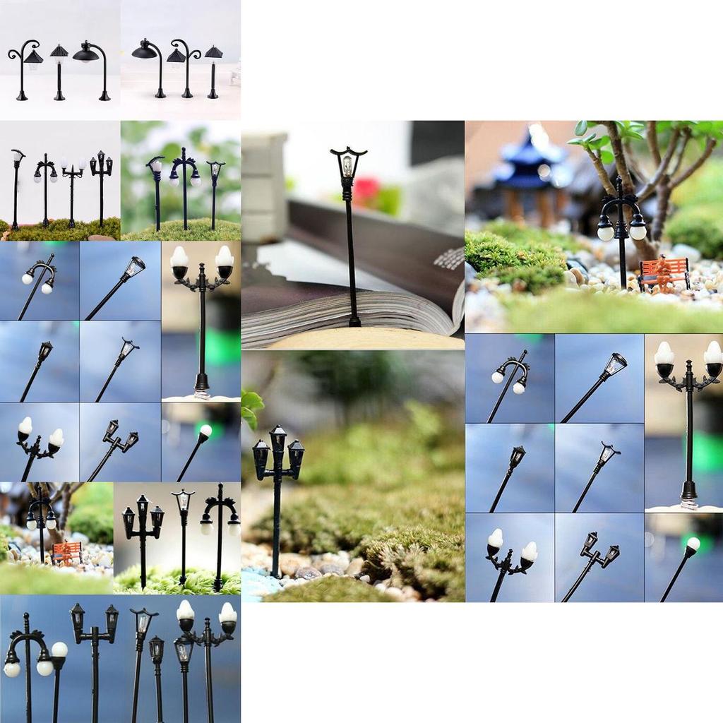 Light Diy Lamp Decoration Ornament Miniature Garden Mini Micro Craft Landscape