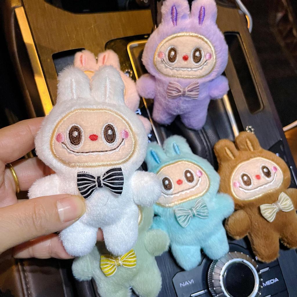 Cute Plush Doll Keychain Creative Cartoon Pendant Bag Charm For Couples
