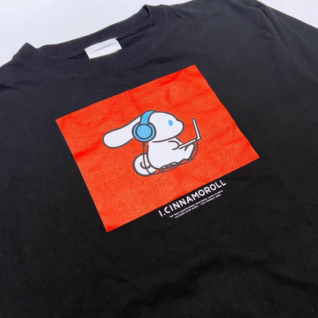 [USED] Sanrio Cinnamoroll T-shirt, Long Sleeve, Black, Character