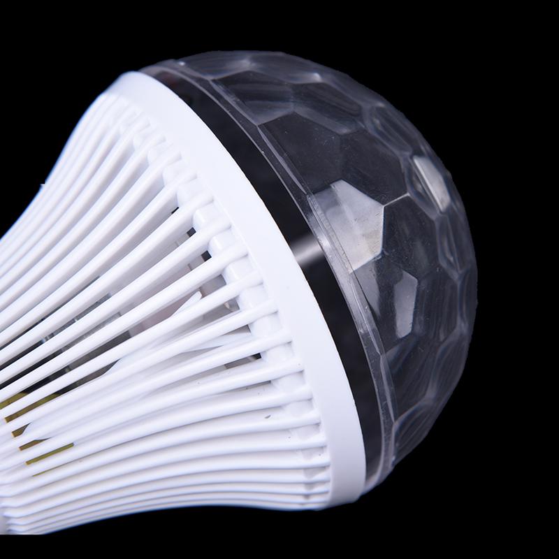 Auto Rotating E27 Crystal Magic Ball DJ Disco Party Light Stage Lighting Effect Bulb Lamp