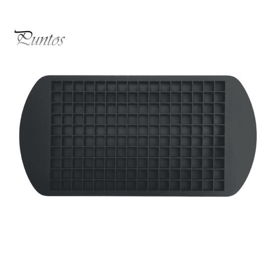 

Силиконовый мини-лоток для льда 160 маленьких кубиков кубиков льда для визуального восприятия Быстрая заморозка Легкое удаление льда Идеальный инструмент для самостоятельного изготовления чёрный