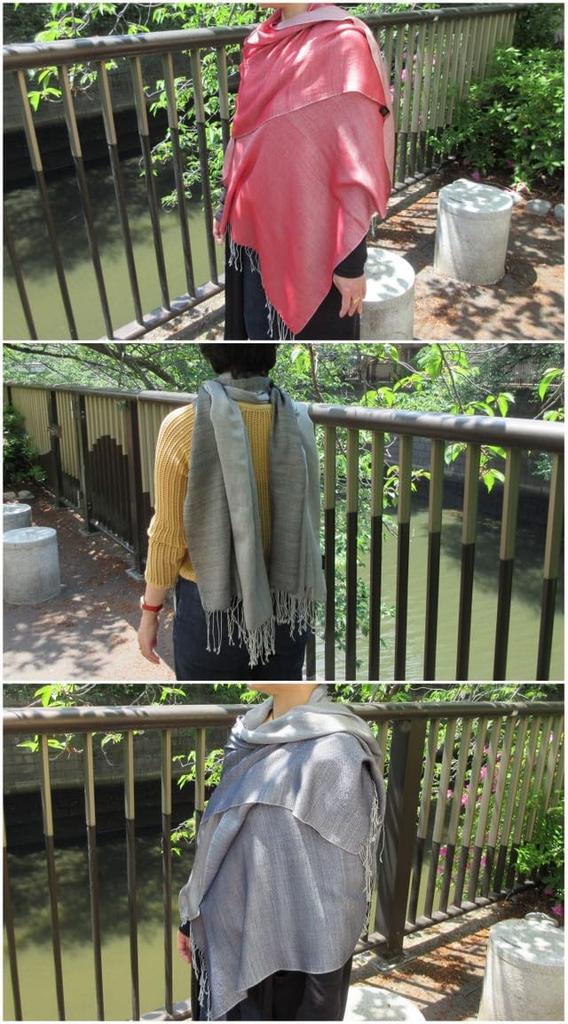 Large for for Women and Thin for Weddings All Over the X Stole, Silk, Wool, Reversible, Size, Fall, Spring/summer, Spring, Men, Shawl, [.a World]