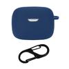 For JBL Tune 245NC Silicone Case with Anti Lost Buckle Bluetooth-Compatible Earphones Protective Cover