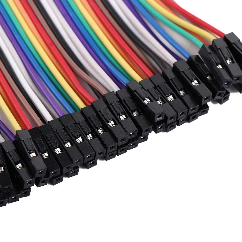 Male To Male Arduino 10cm DIY Breadboard 2.54mm Connector Dupont Cable Jumper Wire Electronic Kit
