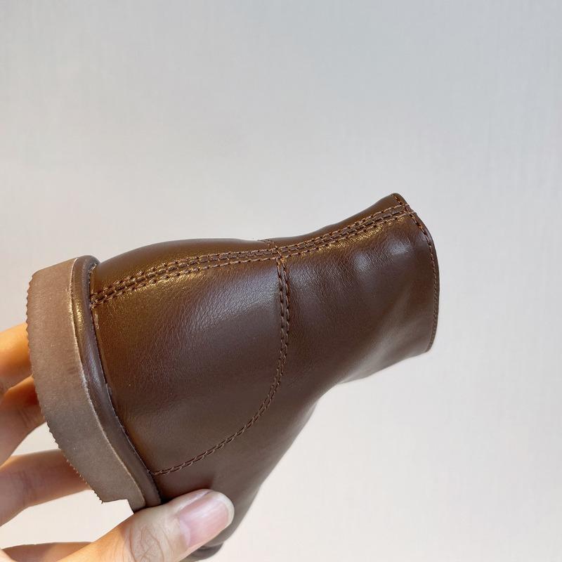 Autumn and Winter Classmate Little Girl Princess Style Short Boots Soft-soled Baby Martin Boots