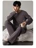 Men's Korean Style Cotton Pajamas Set - Autumn, Long Sleeve, Casual, Loose Fit