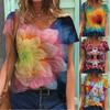 Chemisier Ample Femme Dokotoo Taille S - Manches Ballon, Col V - Imprimé Décontracté