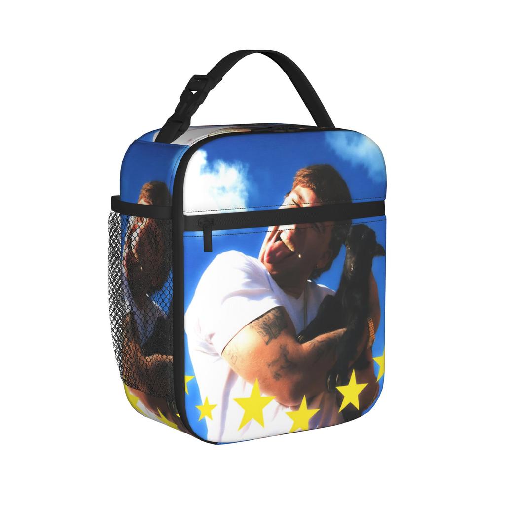 QUEVEDO EL BAIFO 2026 Merch Insulated Lunch Bags For Outdoor Food Storage Bag Portable Thermal Cooler Lunch Box