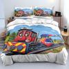 Duvet Cover Pillow Cover Cartoon Train Bedding Set Farm Duvet Set Adult Boy Girl Bedroom Decoration Kids Birthday Gift