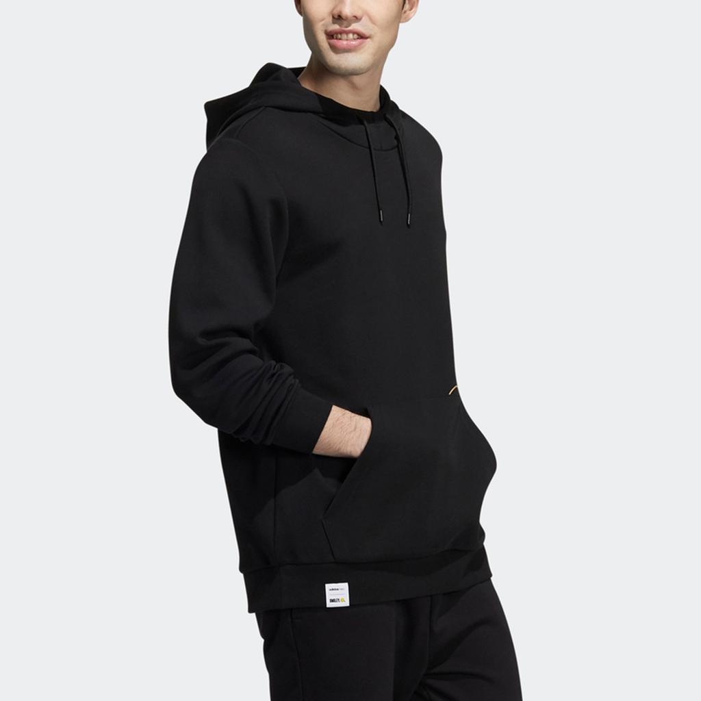 Adidas Neo X Smiley Co-Brand Casual Breathable Sports Hoodie Men Hoodie Black HE7955