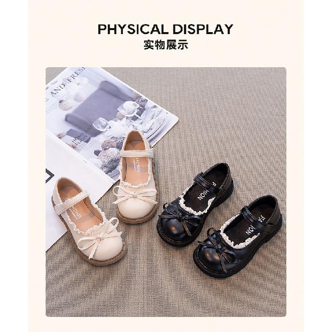 Girls' Leather Shoes Spring and Autumn New British Style Children's Soft Sole Single Shoes Girls' Lolita Fashion Princess Shoes Trendy