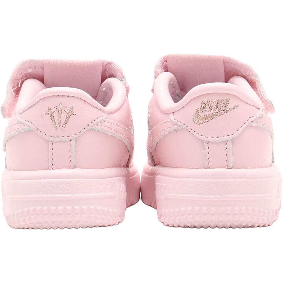 Nike Force 1 Low EasyOn Drake NOCTA Certified Lover Boy Pink Foam (TD) Baby Sneakers Metallic-Silver Cobalt-Tint HQ1774-600