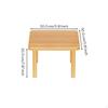 Wardrobe Shelf Organizer, hardwood Partition Board, Adjustable Cabinet Storage Natural Wood
