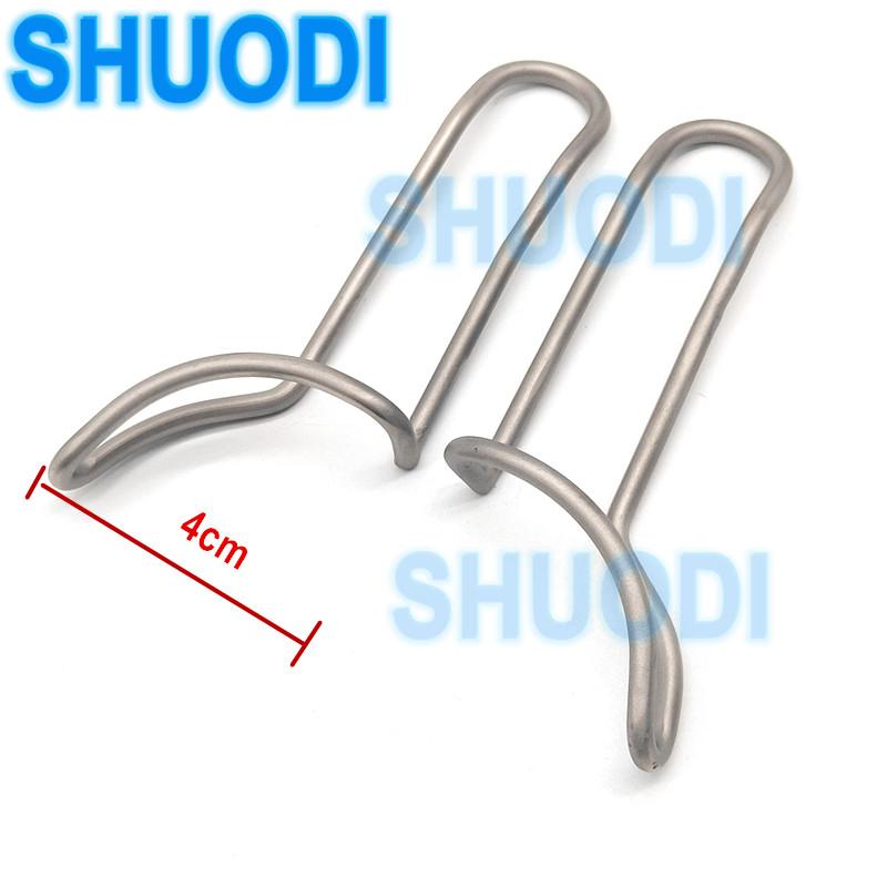 Dental Lip Cheek Retractor Otvírák úst Nerezová ocel Retraktor s polovičním rtem Mouth Gag Photograghic Tool Autoklávovatelný