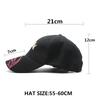 3D Three-Dimensional Embroidery Fish Embroidery Baseball Cap Men And Women Outdoor Fish Camouflage Baseball Cap Thickened Cap
