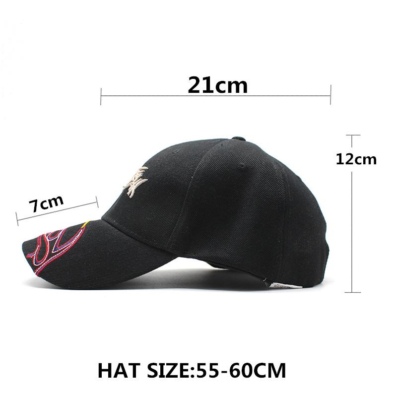 3D Three-Dimensional Embroidery Fish Embroidery Baseball Cap Men And Women Outdoor Fish Camouflage Baseball Cap Thickened Cap