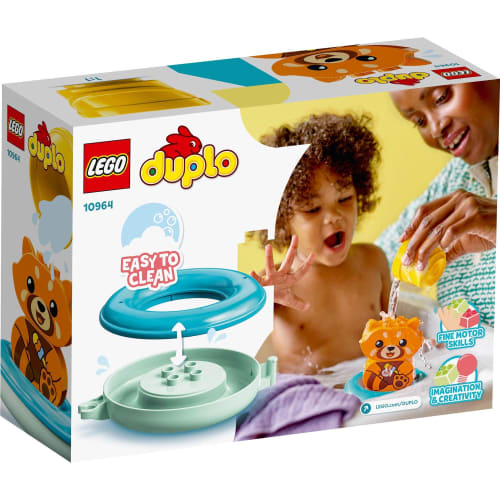 LEGO Duplo Let's Play In the Bath! Red Panda 10964 Toy Block Present Infant Baby Animal Animal Bath Boys Girls 1 and a Half Years Old and Older