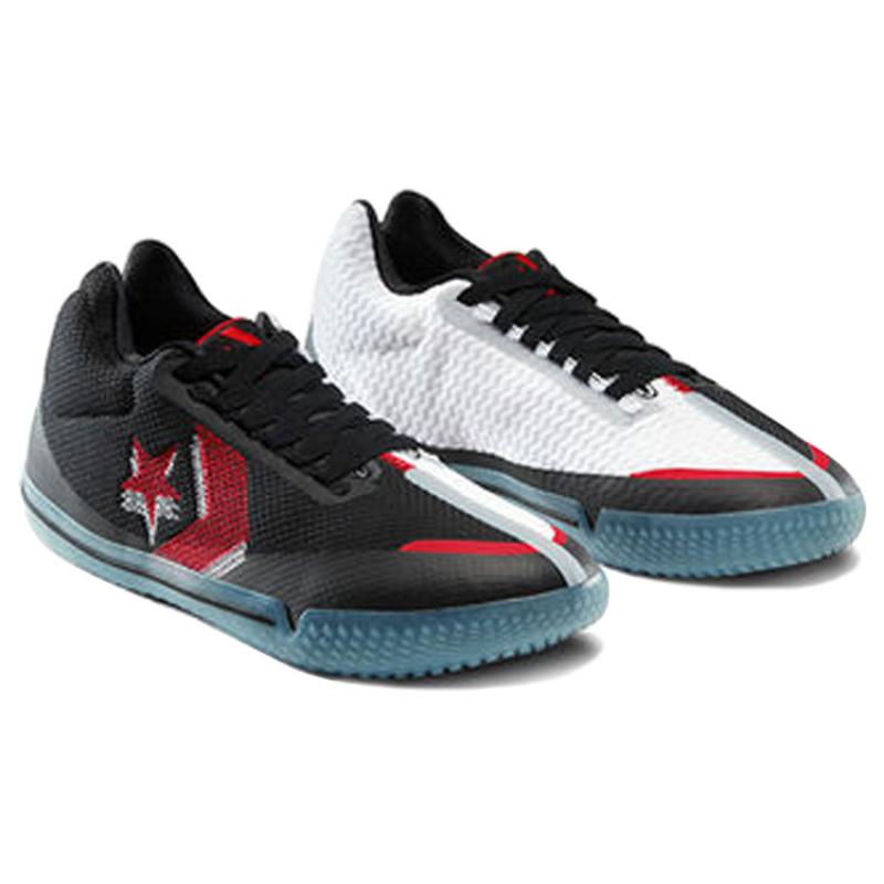 Converse All Star BB Evo cushioning anti-slip and durable low-top basketball shoes unisex black and white