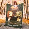 Buffy Flannel Blanket Soft Warm All-Season Throw, Design for Camping, Car Travel, Hiking Sofa, Bed, Office Perfect Gift for Parties