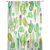 Succulent Cactus Modern Curtains For Living Room Transparent Tulle Curtains Window Sheer For The Bedroom Accessories Decor