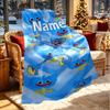 Custom Name Personalized Huggy Wuggy Print Blanket, Home Decor, Bedroom, Sofa, Camping, Couch, Gifts for Birthday ChristmasEnthusiasts