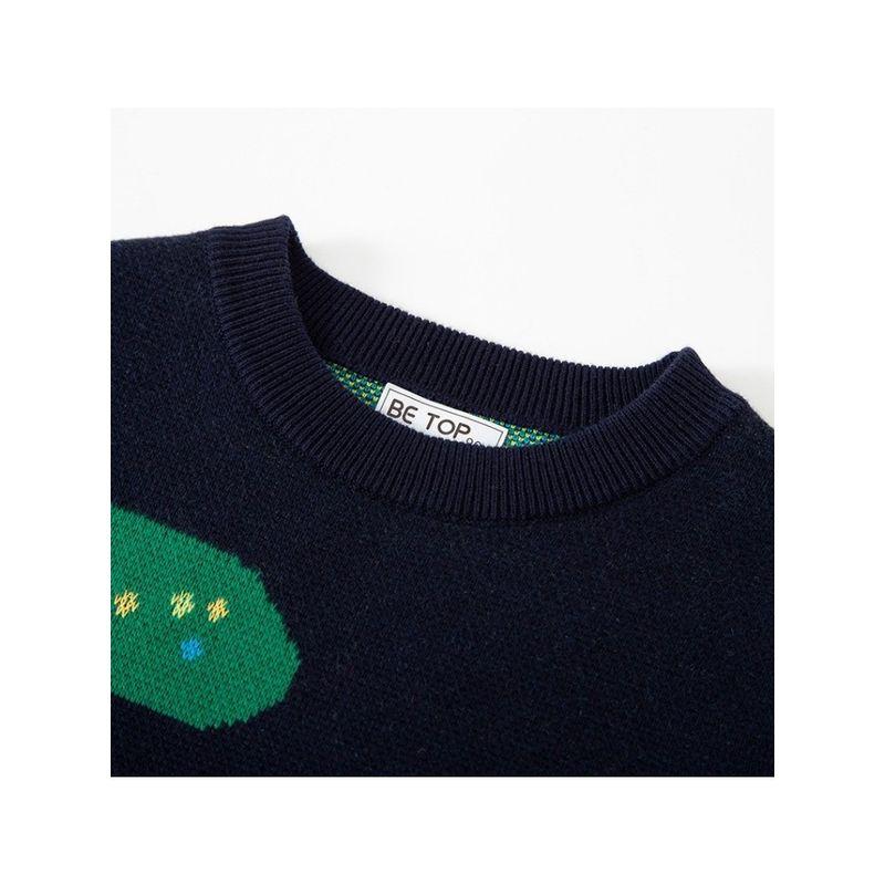 Autumn and Winter Dinosaur Clothes Pullover Sweater Pure Cotton Children's Clothing