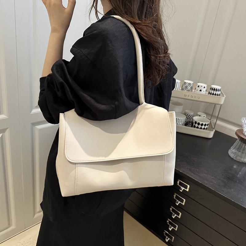 Single Shoulder Bags for Women Large Hobo Shopper Bag Solid Color Quality Crossbody Handbag Lady Travel Tote Bags