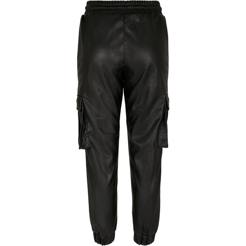 Urban Classics Womens/Ladies Faux Leather Cargo Trousers