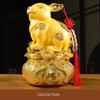 Sha Jin Rabbit Ornament Zodiac Rabbit Saves Money Decoration of Living Room, Wine Cabinet, Office Resin Craft Gifts