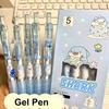 Bequeme Gel-Tintenstifte mit Soft-Griff zur Stressbewältigung, Hochwertig, 0,5 mm Feine Spitze, Schwarze Tinte zum Schreiben, Geeignet für Büro- und Schulbedarf