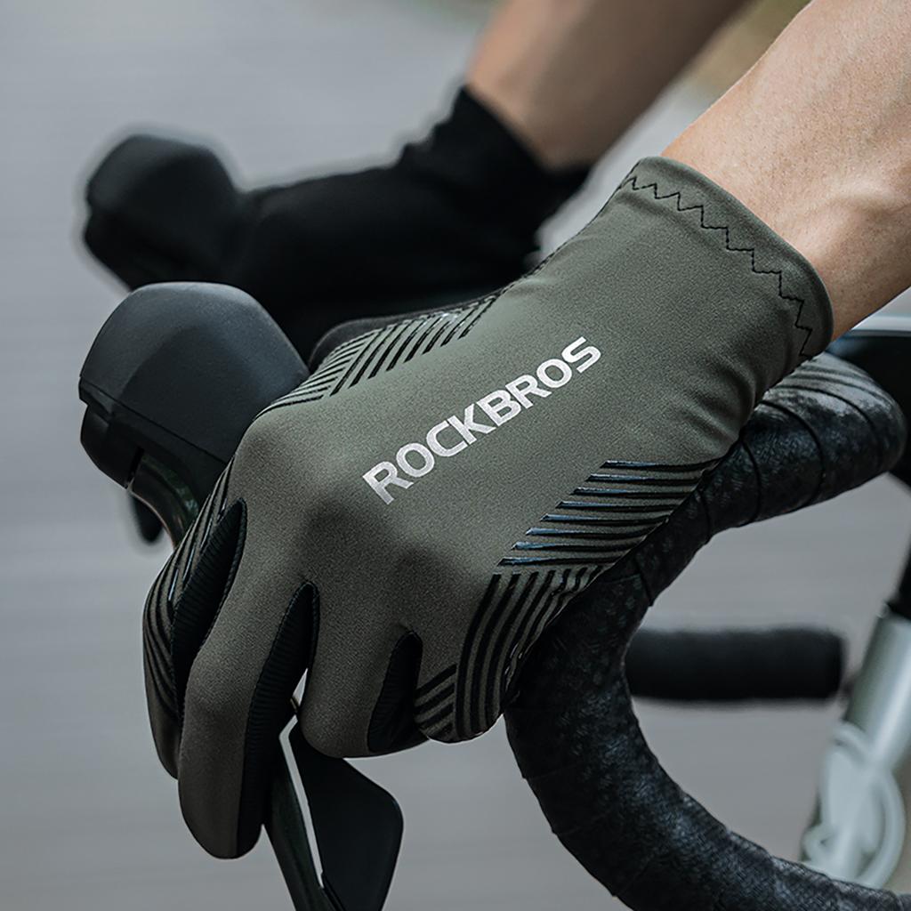 Full-Surface Cushioning Cycling Gloves Size XL - Black