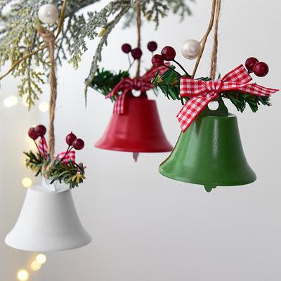 Christmas Bells Bow Bells Metal Cute Bells Christmas Holiday Retro Bells for Home Christmas Holiday Party Decoration